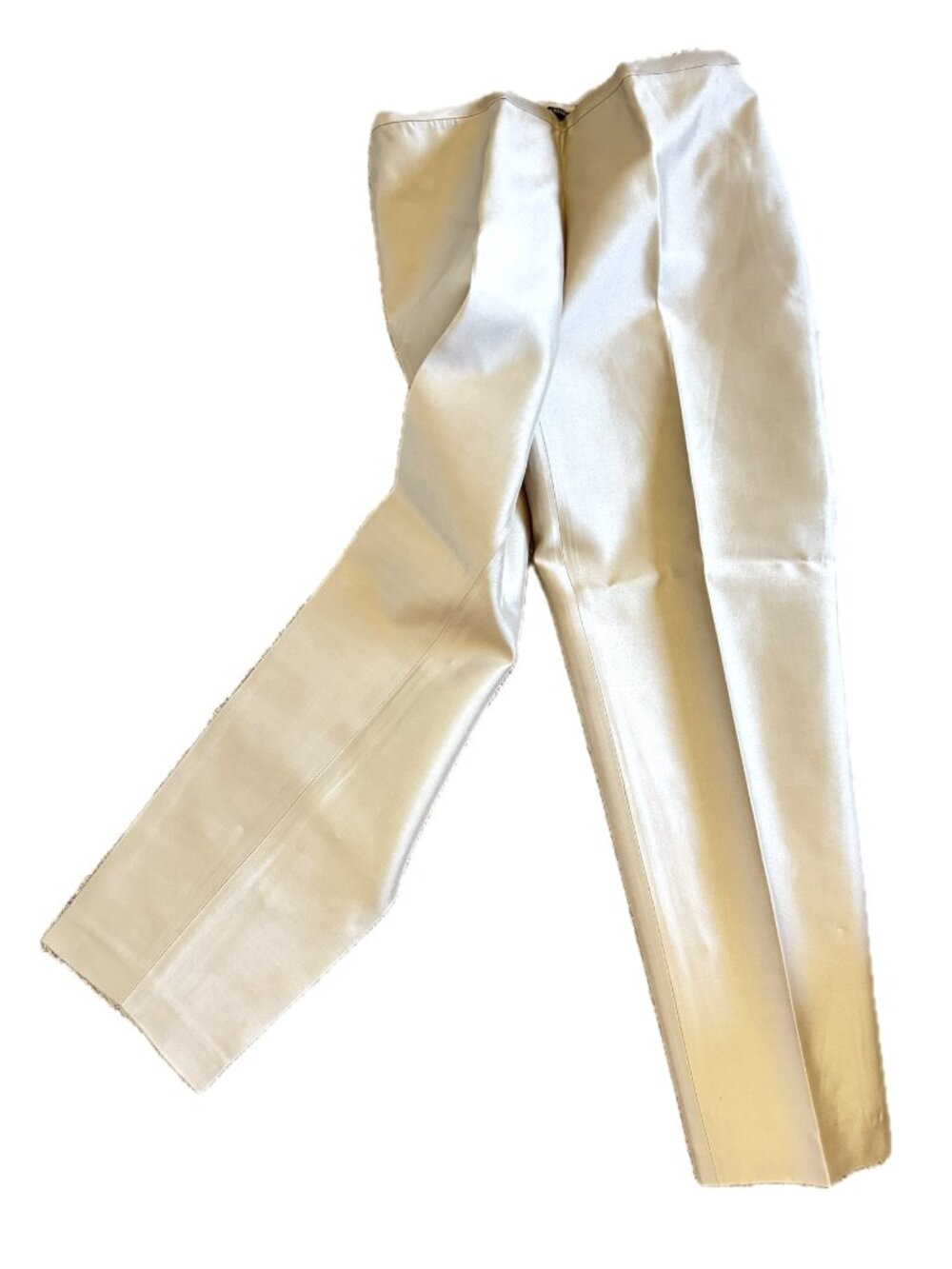 Tan Slacks Wool & Silk Sutton Studio Sz 12 NWOT